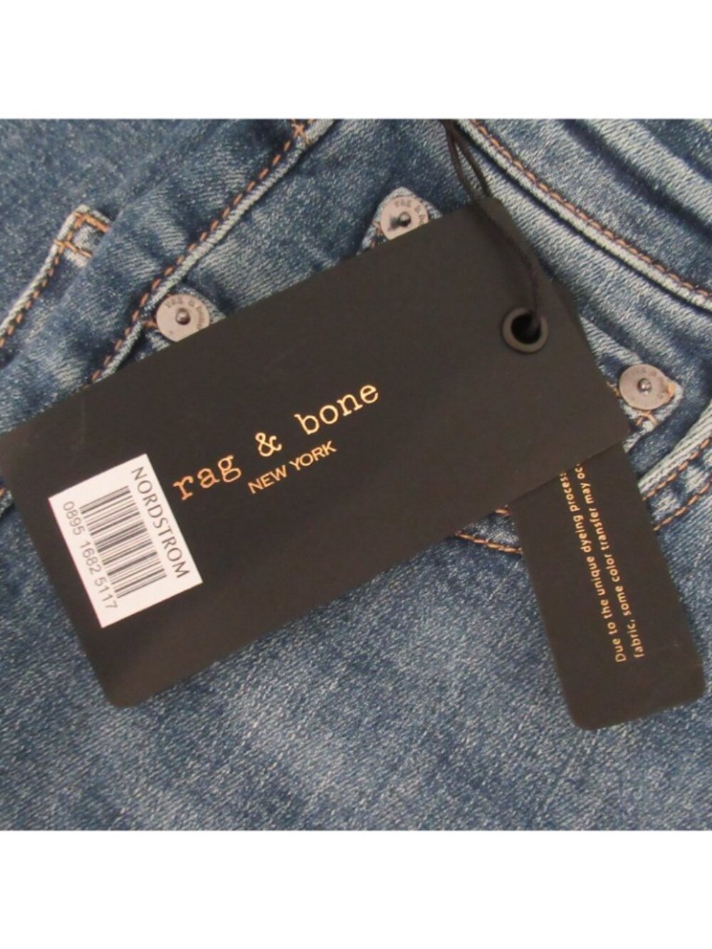 New Rag & Bone Jeans 27 The Sofie High‎ Rise Ultra Wide Leg Raw Hem Willow - Picture 6 of 10